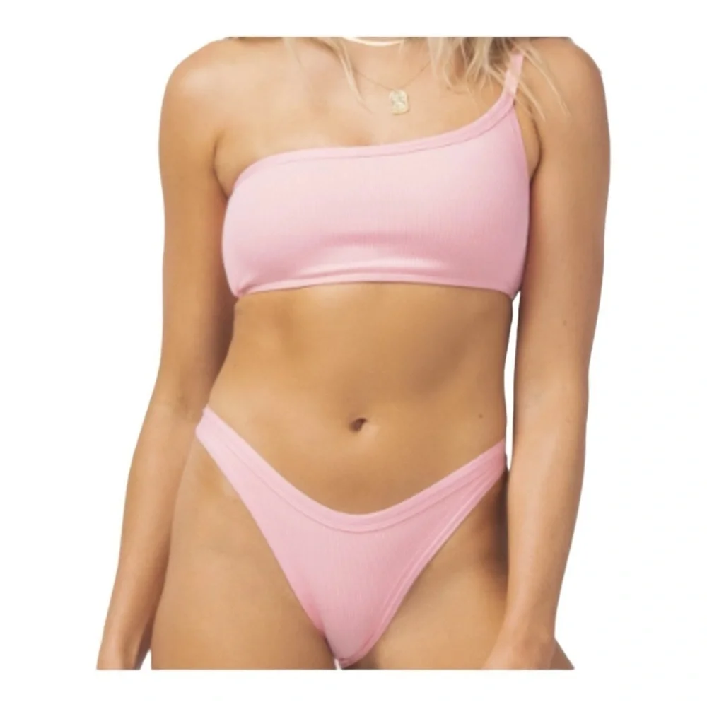 L*Space Axel Top and Foley Bottom Bikini in Crystal Pink NWT